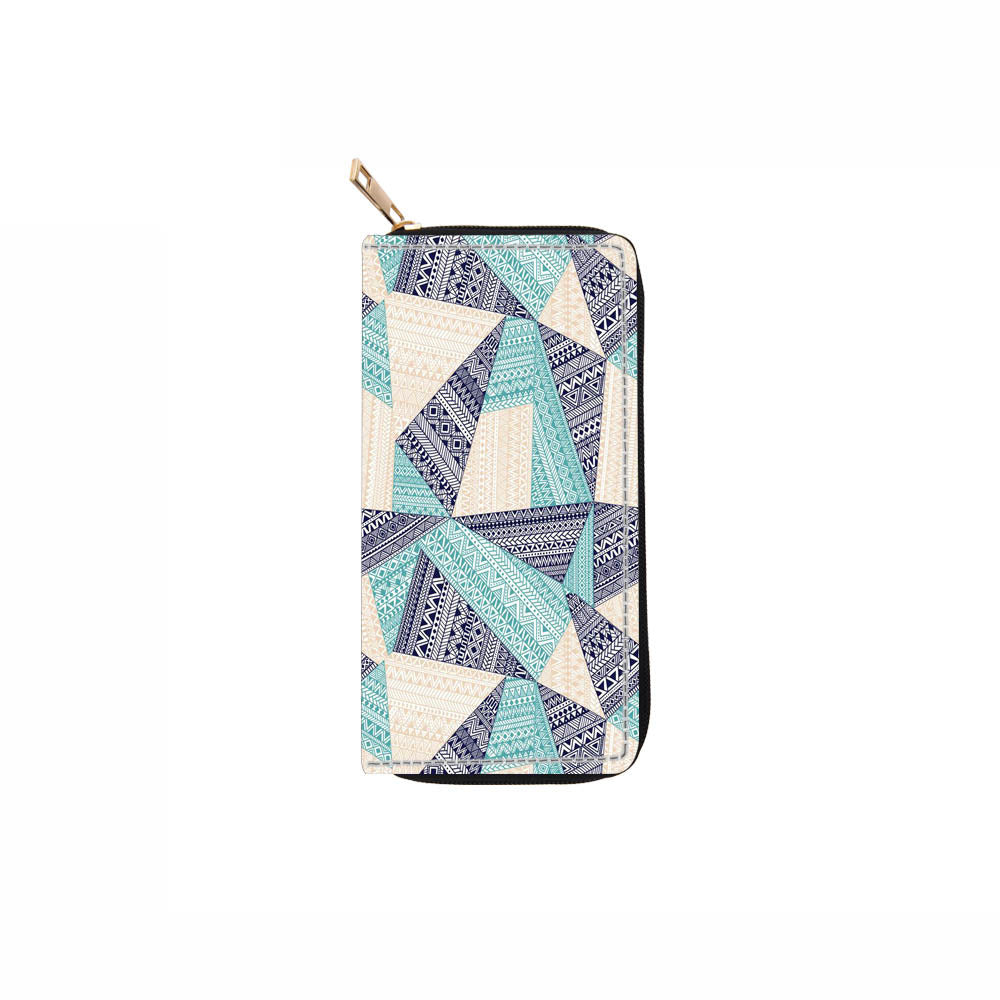 Wholesale Ethnic Style Cartoon Star PU Long Zippered Wallet